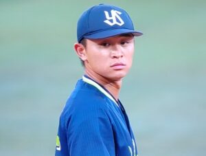 プロ初登板の石原勇輝投手