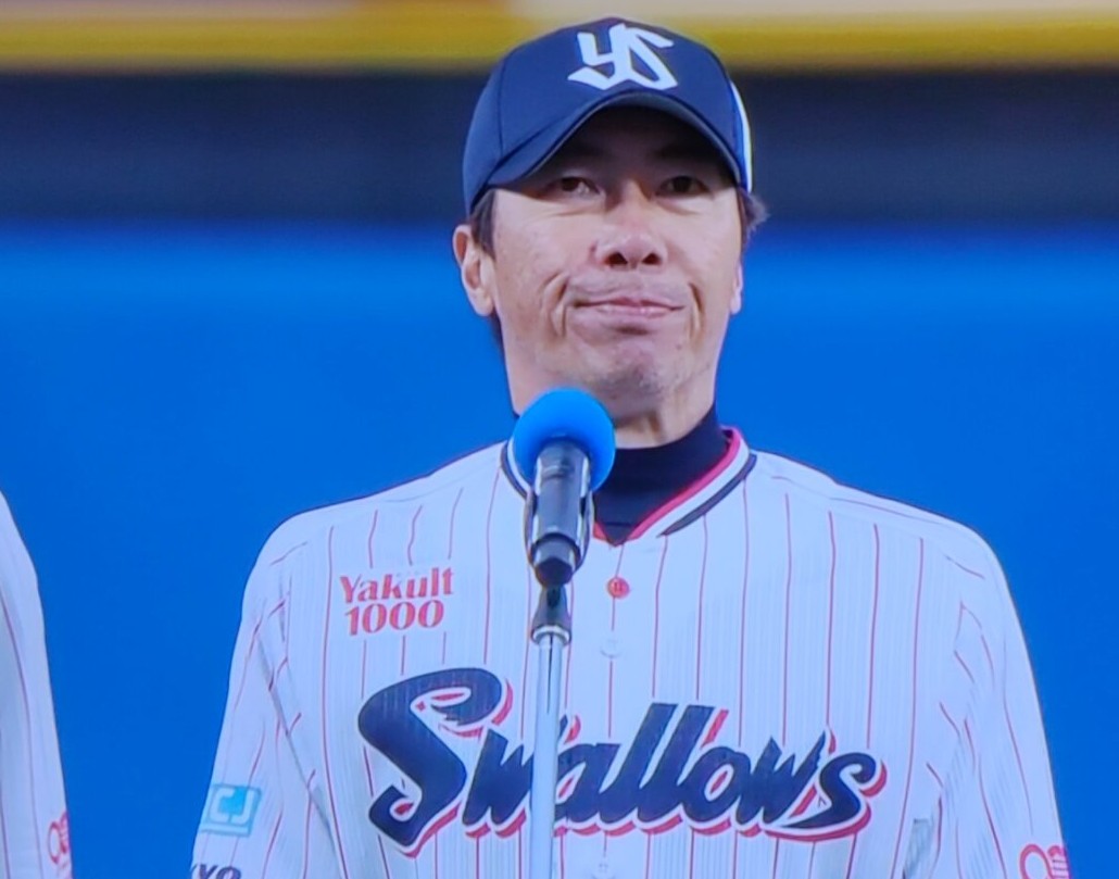 出陣式の髙津監督
