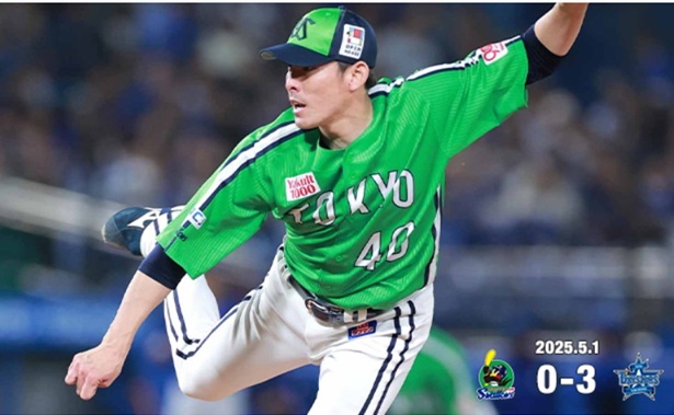 高梨７回無失点の粘投出典ヤクルト公式サイト20250501