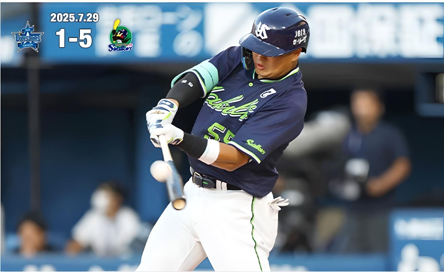 村上復帰初打席で即1号出典ヤクルト公式サイト20250729