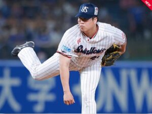 8回矢崎三者凡退の好リリーフ出典ヤクルト公式サイト20250909