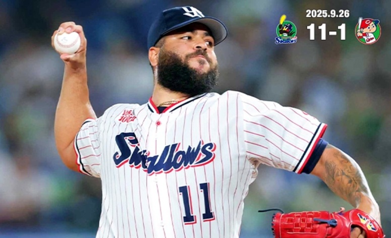 アビラ６回１失点の好投で７勝目出典ヤクルト公式サイト20250926