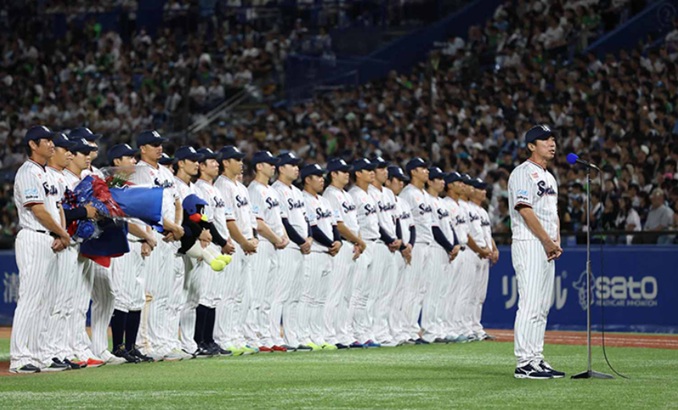 髙津監督神宮最終戦でのあいさつ20250928