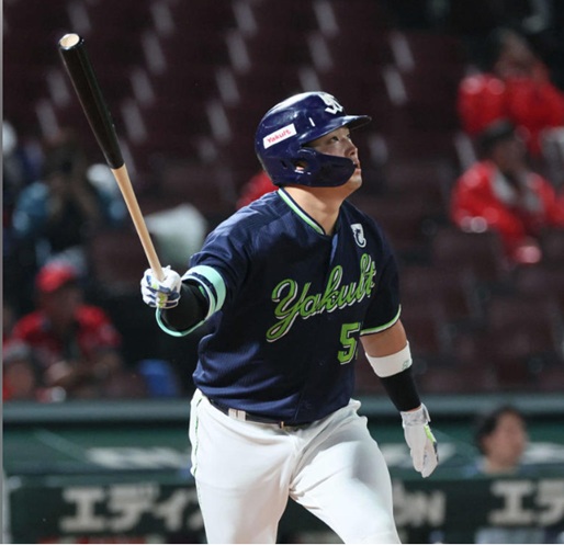 村上先制の犠飛出典日刊スポーツ撮影加藤孝規20251003