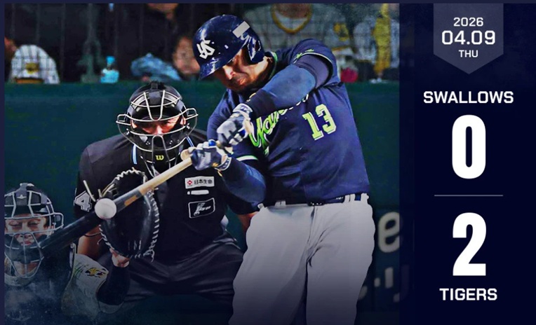 オスナマルチ安打出典ヤクルト公式サイト20260409