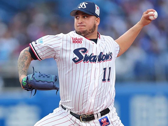 キハダ直球勝負で3者凡退試合を締める出典ヤクルト公式サイト20260406