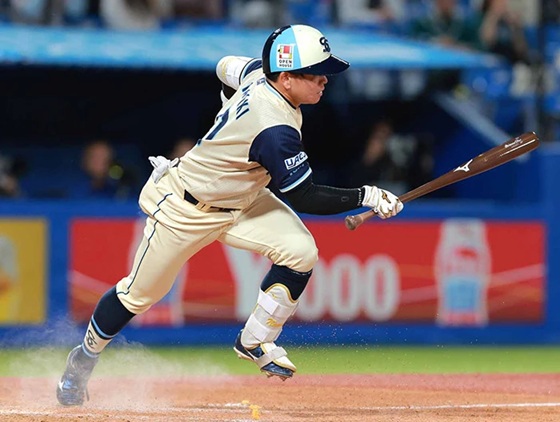 並木今季初スタメン初安打出典ヤクルト公式サイト20260419