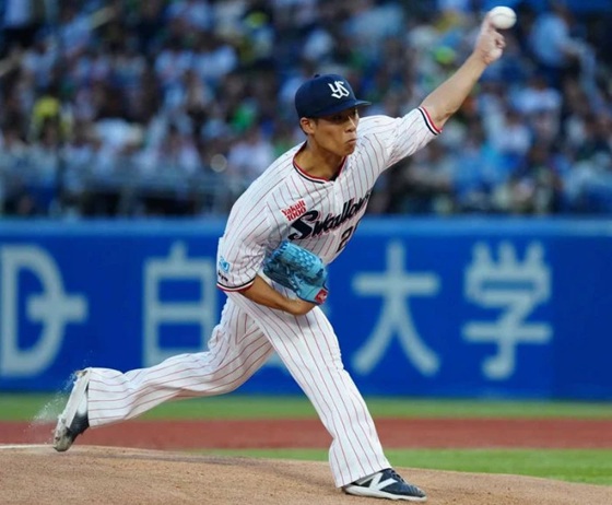 山野6回無失点で9勝目出典ヤクルト公式サイト20260812